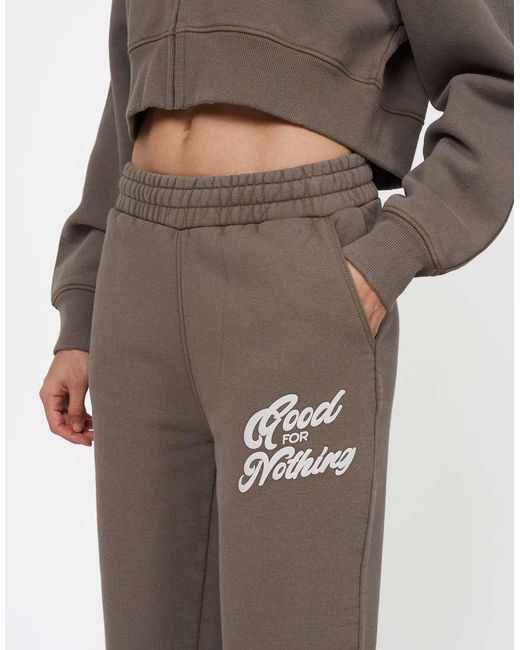 Good For Nothing Natural Flared Joggers