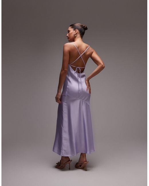 & Other Stories Purple – maxi-trägerkleid