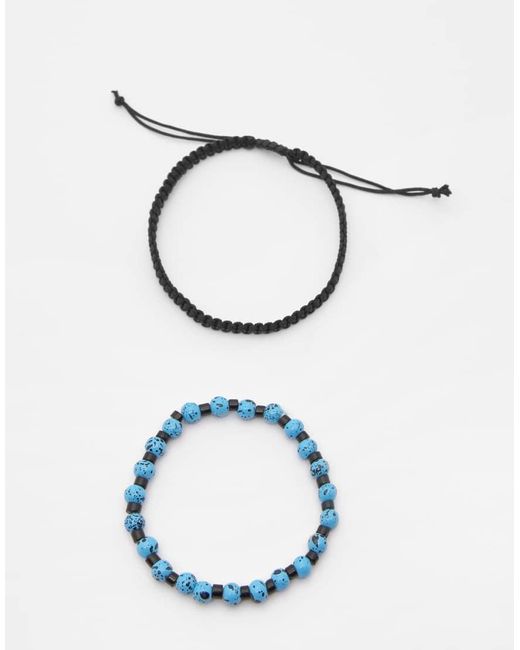 Confezione Da 4 Bracciali di Pull&Bear in Gray da Uomo