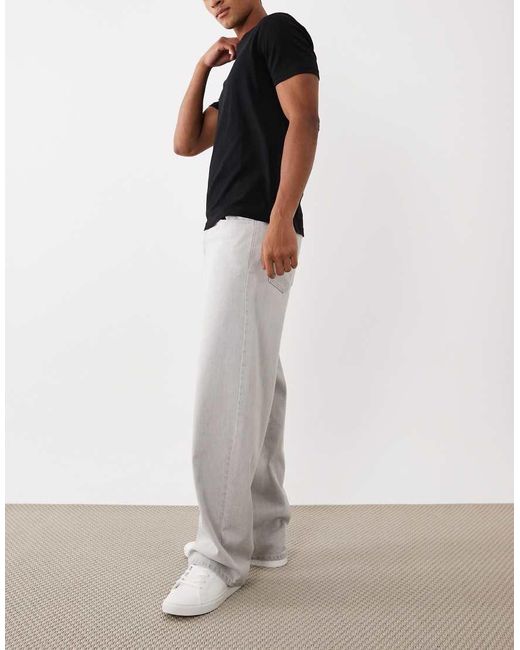 ASOS White baggy Jeans for men