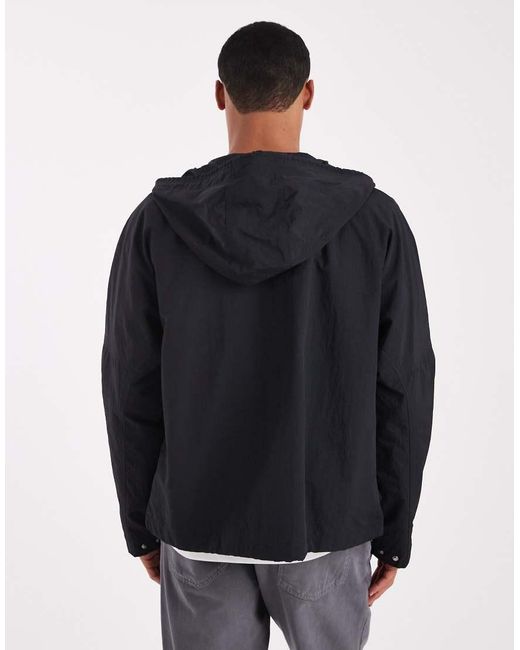 Fred Perry Blue Parka Jacket for men