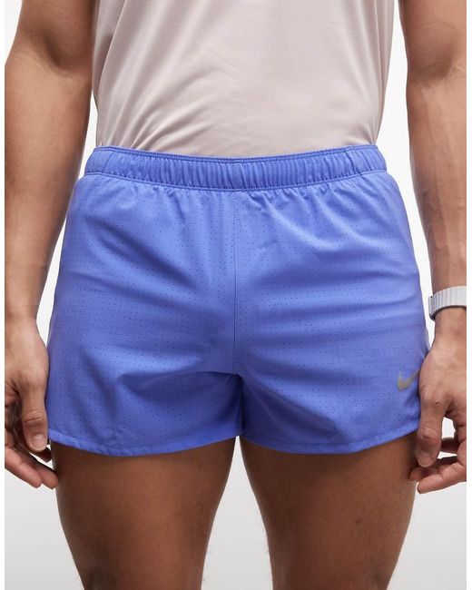 Nike Blue Fast Dri-fit 3inch Lined Shorts for men