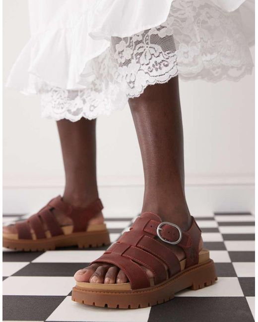 Timberland Brown Clairemont Way Fisherman Sandals