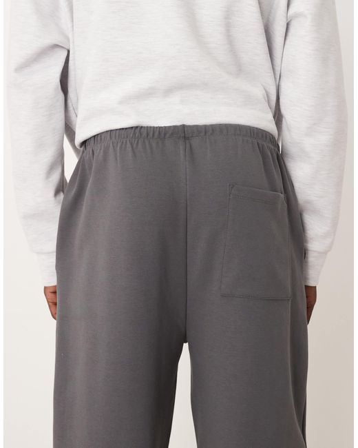 ASOS – schmal zulaufende jogginghose in Gray für Herren