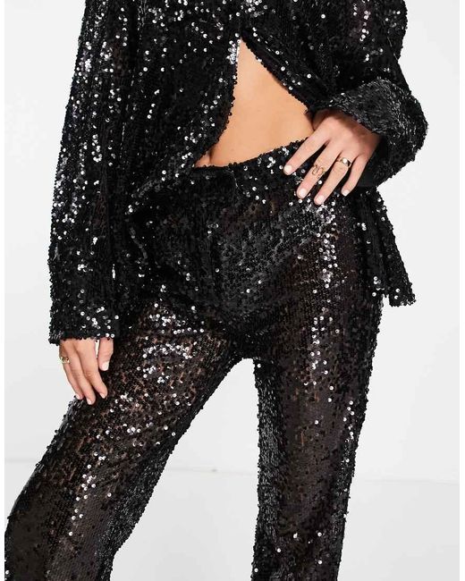 4th & Reckless Black Sequin Pants