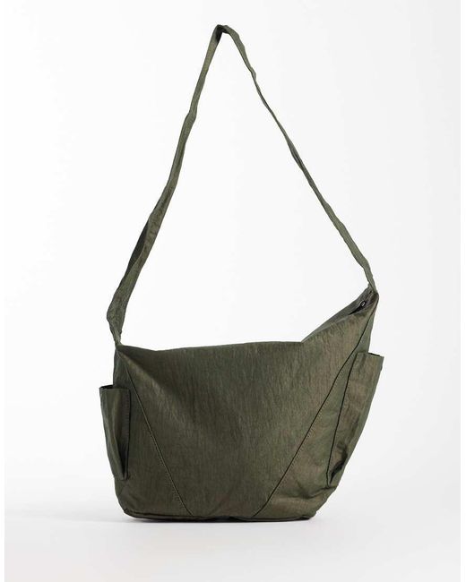 ASOS Metallic Nylon Crossbody Bag for men