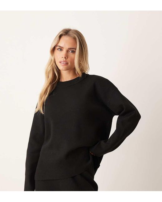 JDY Petite Black Knitted Jumper Co-ord