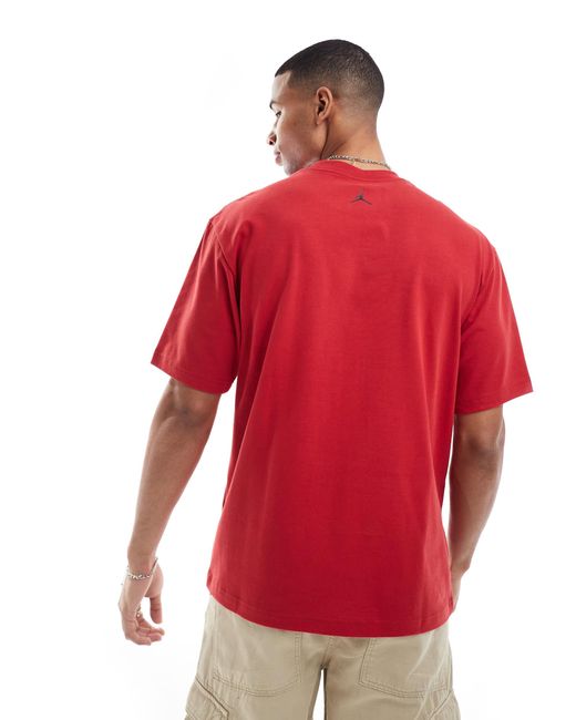 Nike – t-shirt in Red für Herren