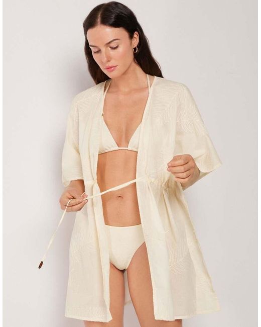 Calzedonia Natural Short Beach Kaftan