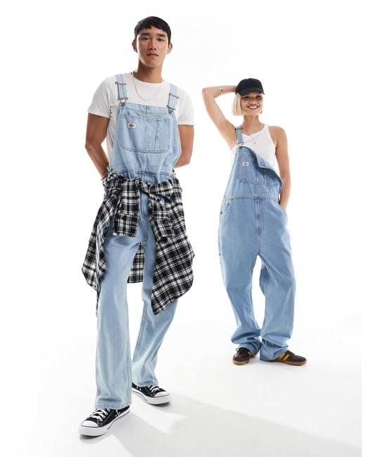 Dickies Blue – klassische jeans-latzhose