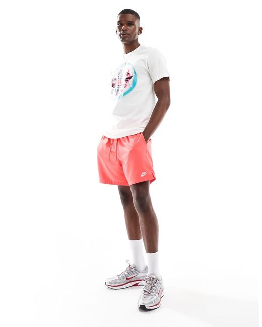 Nike Red Club Woven Shorts for men