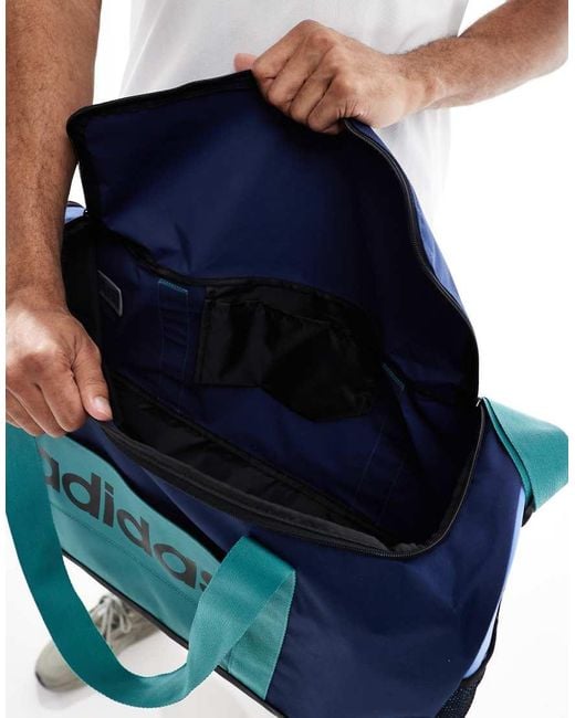 Adidas Originals Blue Adidas Training Medium Duffle Bag