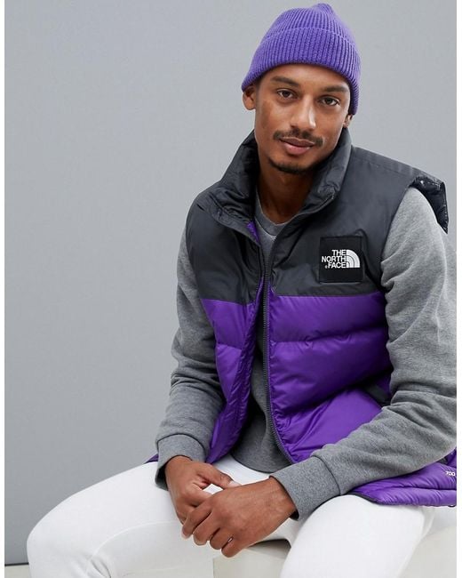 Camiseta sin mangas en violeta 1992 Nuptse de The North Face hombre de Morado | Lyst