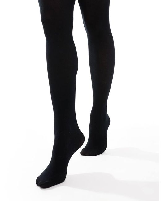 Mama.licious Black Mamalicious Maternity Over The Bump Knitted Tights
