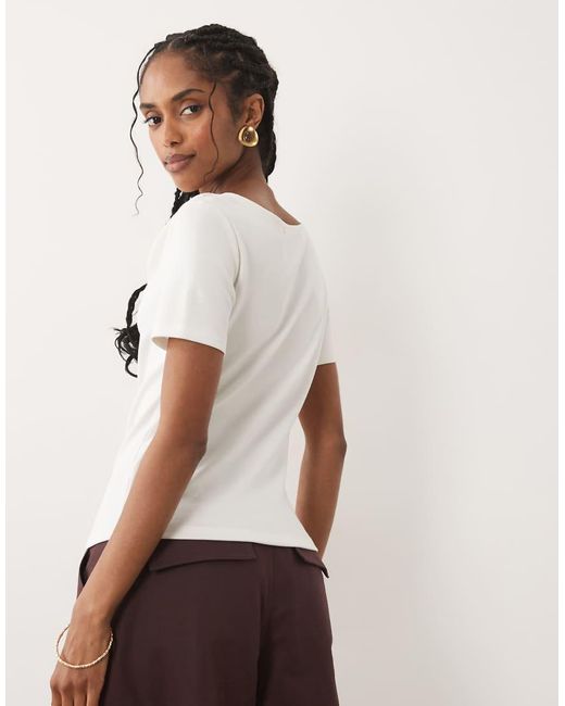 Top di Threadbare in White