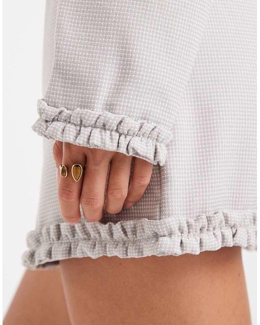 Miss Selfridge White Tailored Shorts