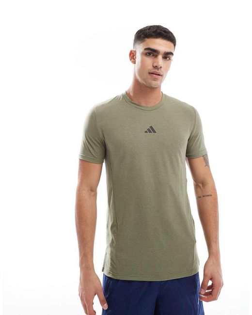 Adidas Originals Green Adidas Training D4t T-shirt for men