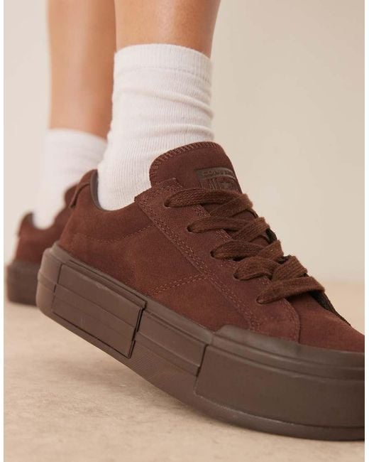 Converse Brown Chuck Taylor All Star Cruise Ox Suede Trainers