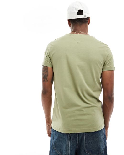 Tommy Hilfiger Green Slim Fit T-shirt for men