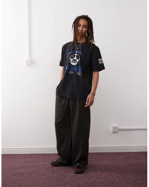 Adidas Originals Black Sport Unisex 90s Soccer T-shirt