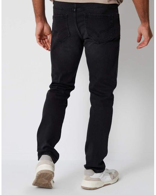 Threadbare Black 'Islington' Slim Fit Jeans With Stretch for men