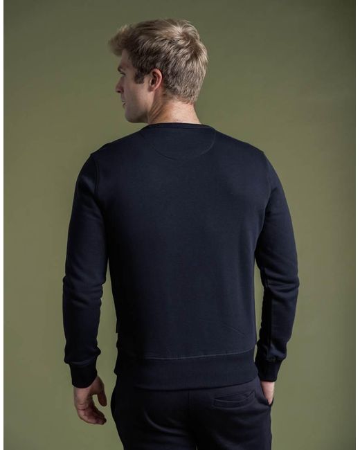 French Connection Green Cotton Blend Crew Neck Sweatshirt for men