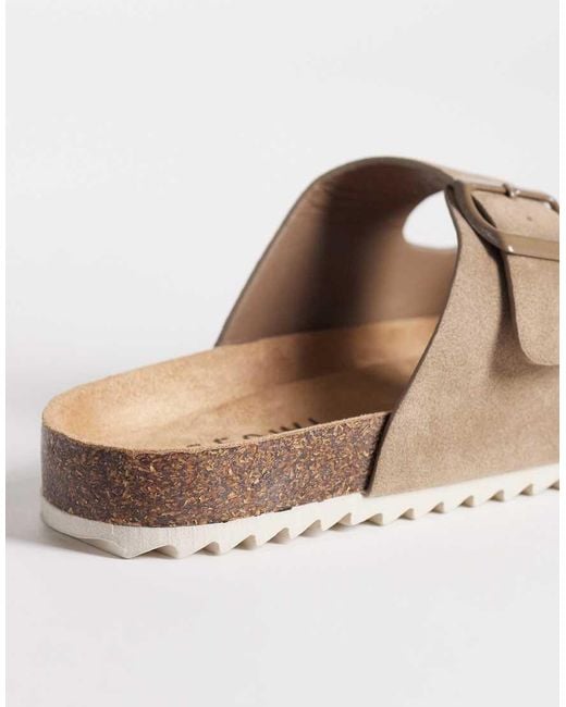 SEQWL Brown Olsen Sandals With Buckles