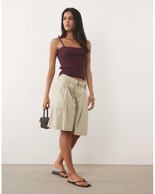 ASOS Purple Boucle Knit Cami Top