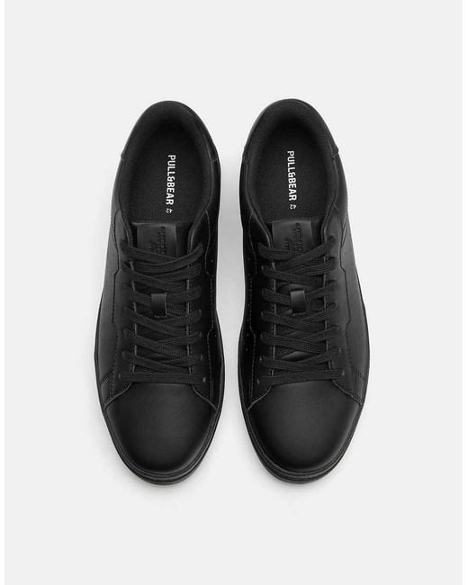 Pull&Bear Black Trainers for men