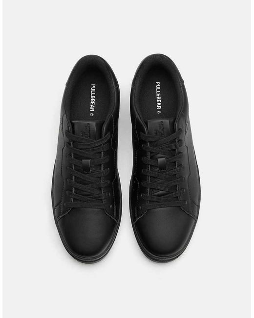 Pull&Bear Black Trainers for men