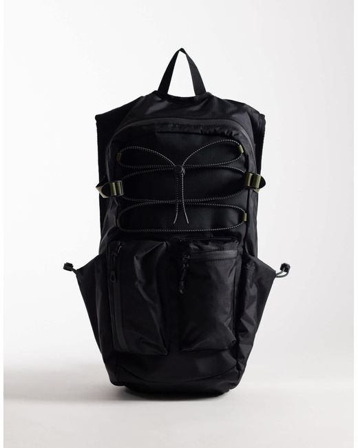 ASOS Black Techy Backpack for men