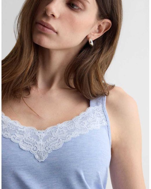 Intimissimi Blue Pyjamas With Vest Top And Shorts
