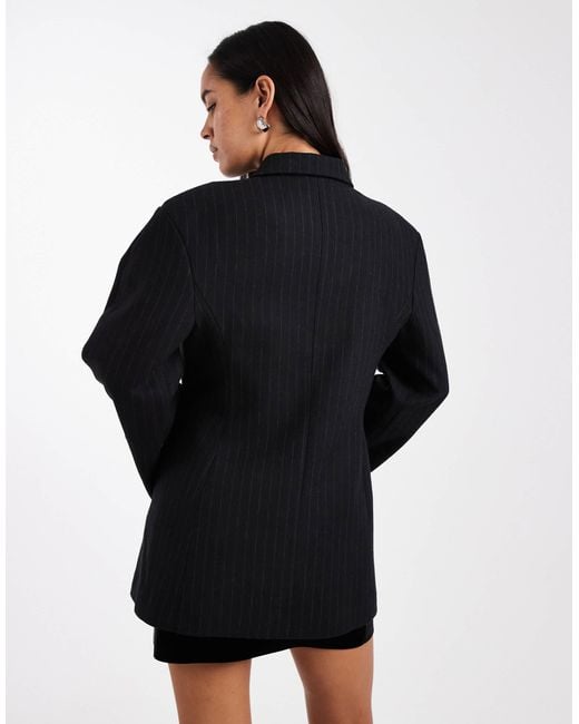 ASOS Black Extreme Wrap Blazer