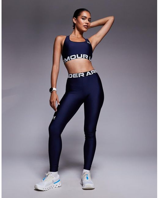 Under Armour Blue Heatgear Sports Bra