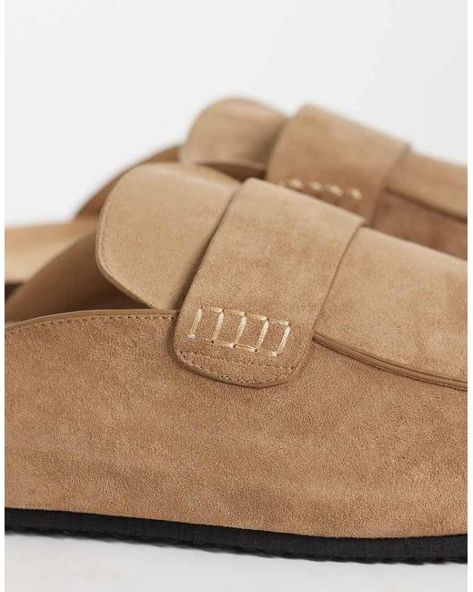 SEQWL White Soda Slip On Loafer Style Mules for men