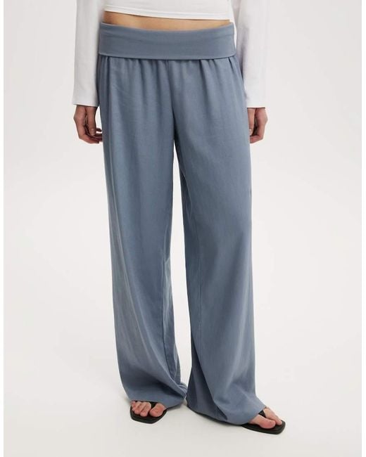 Cotton On Blue Haven Fold Over Pant