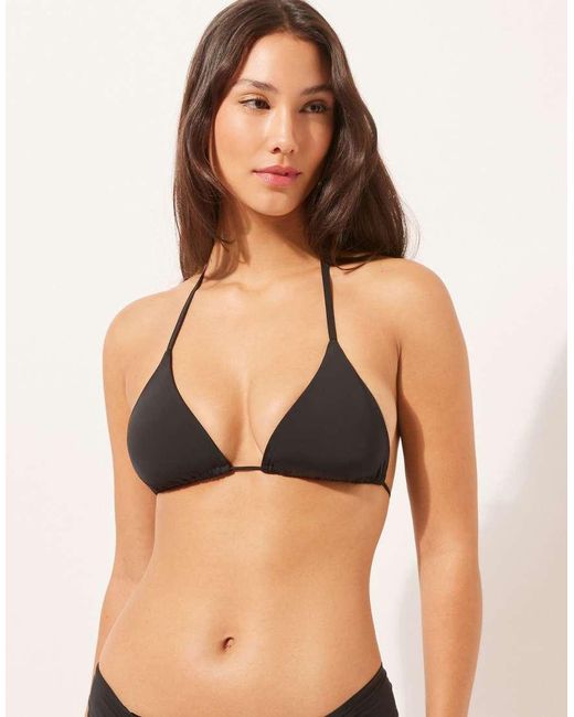 Calzedonia Black Triangle Bikini Top Indonesia
