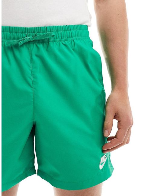 Nike Green Club Vignette Woven Shorts for men