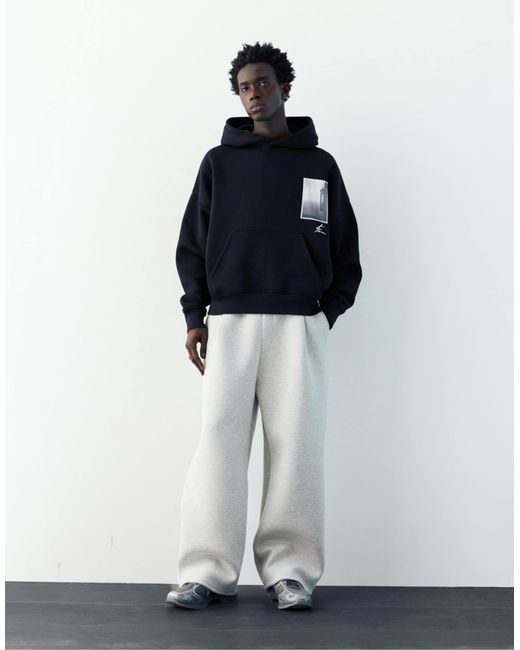 Pull&Bear – kapuzenpullover in Blue für Herren