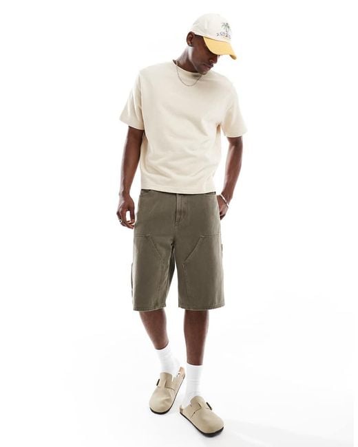 Cotton On White Boxy Oversized T-shirt for men