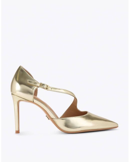 Carvela Kurt Geiger Metallic Lorita Court Heeled Shoes