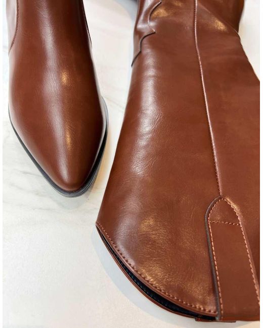 GIA STUDIOS Brown Cowboy Western Boots
