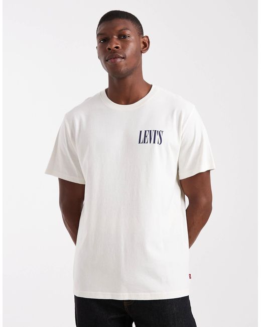 Levi's – relaxed-fit-t-shirt in White für Herren