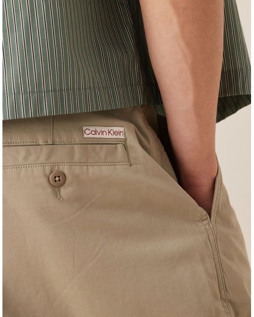 Calvin Klein Green Bermuda Tailored Shorts for men