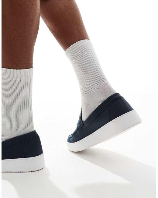 Brave Soul Blue Slip-on Loafer for men