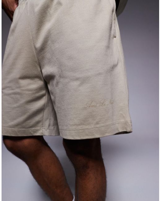 River Island – bedrucktes set in Multicolor für Herren