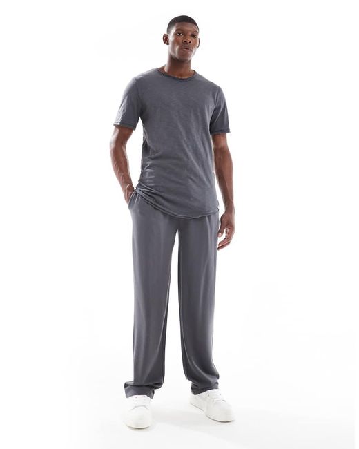 T-Shirt Basic Scuro di Only & Sons in Blue da Uomo