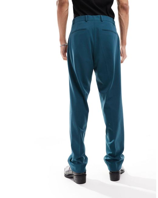 Viggo Blue Lavoir Suit Trousers for men