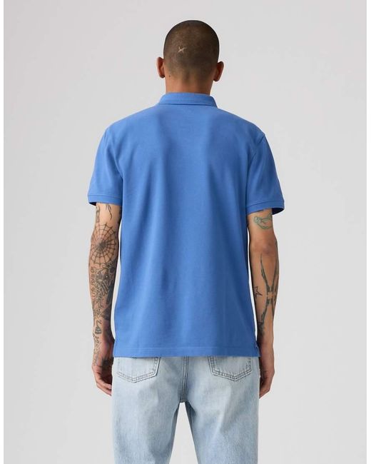 Levi's Original Poloshirt in het Blue voor heren