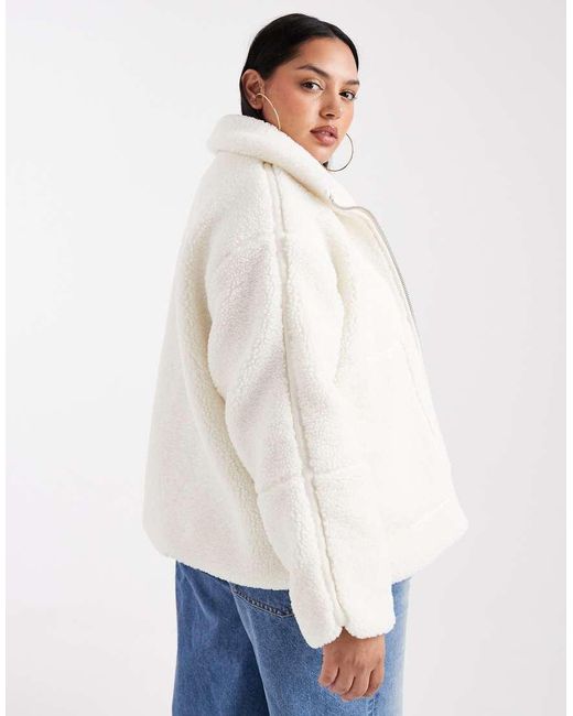ONLY Natural Teddy Borg Jacket
